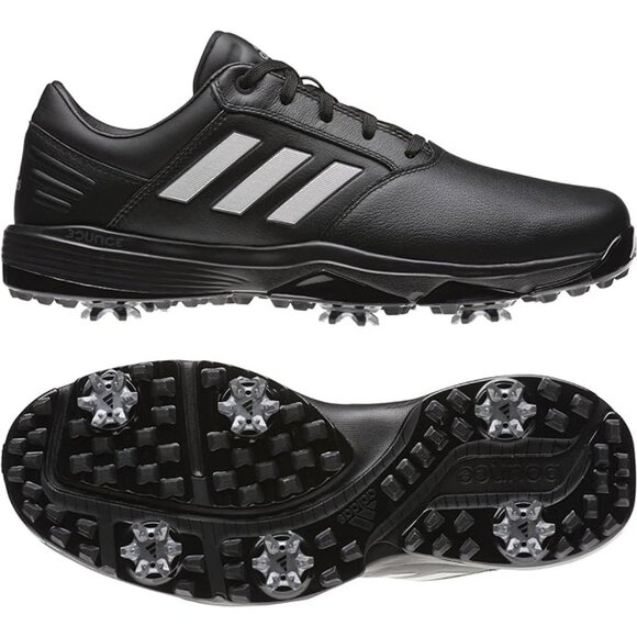 adidas Mens 360 Bounce EF5574 Golf Shoes Cleats Black Size